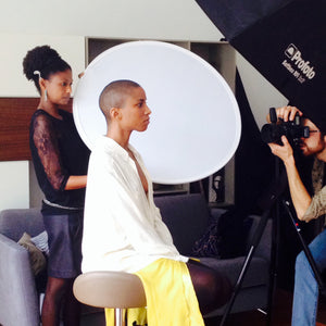 Shooting day backstage