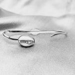 DIANN - Cowrie Palm cuff  - Gold plated