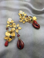 BEE - Gold plated Ear jacket - Filigry