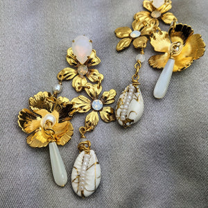 BEE - Gold plated Ear jacket - Filigry