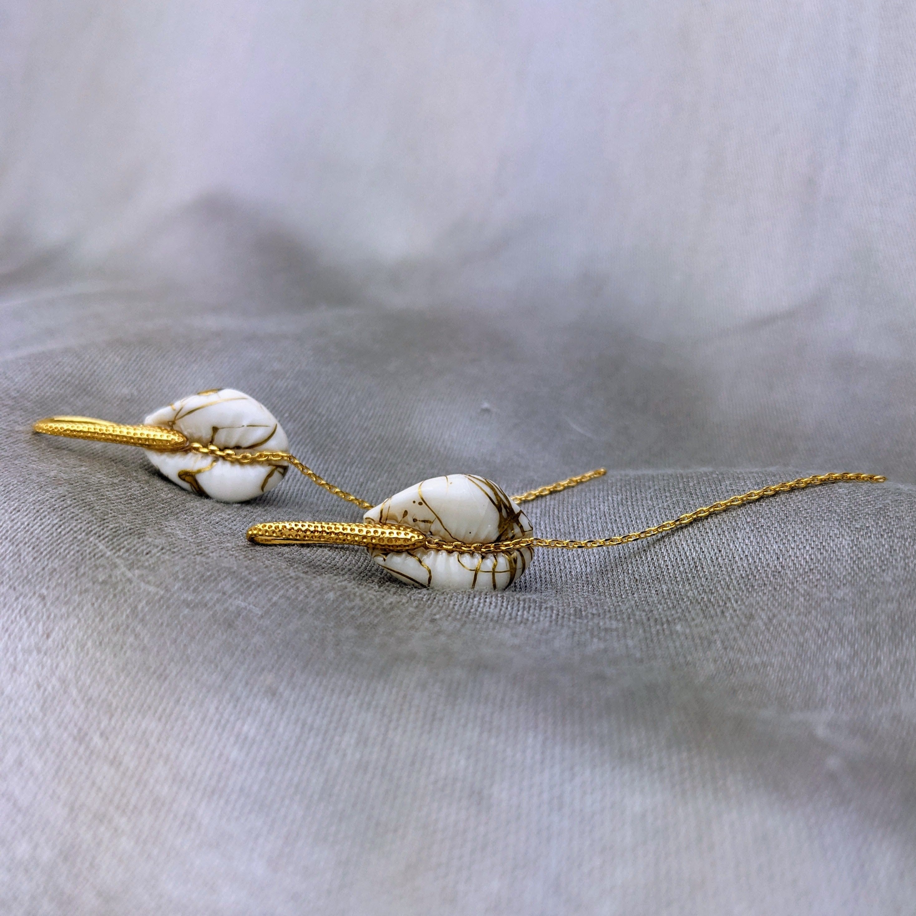 KOORI - Boucles d'oreilles cauri