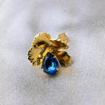 HIBISCUS - Bague dorée 1µ