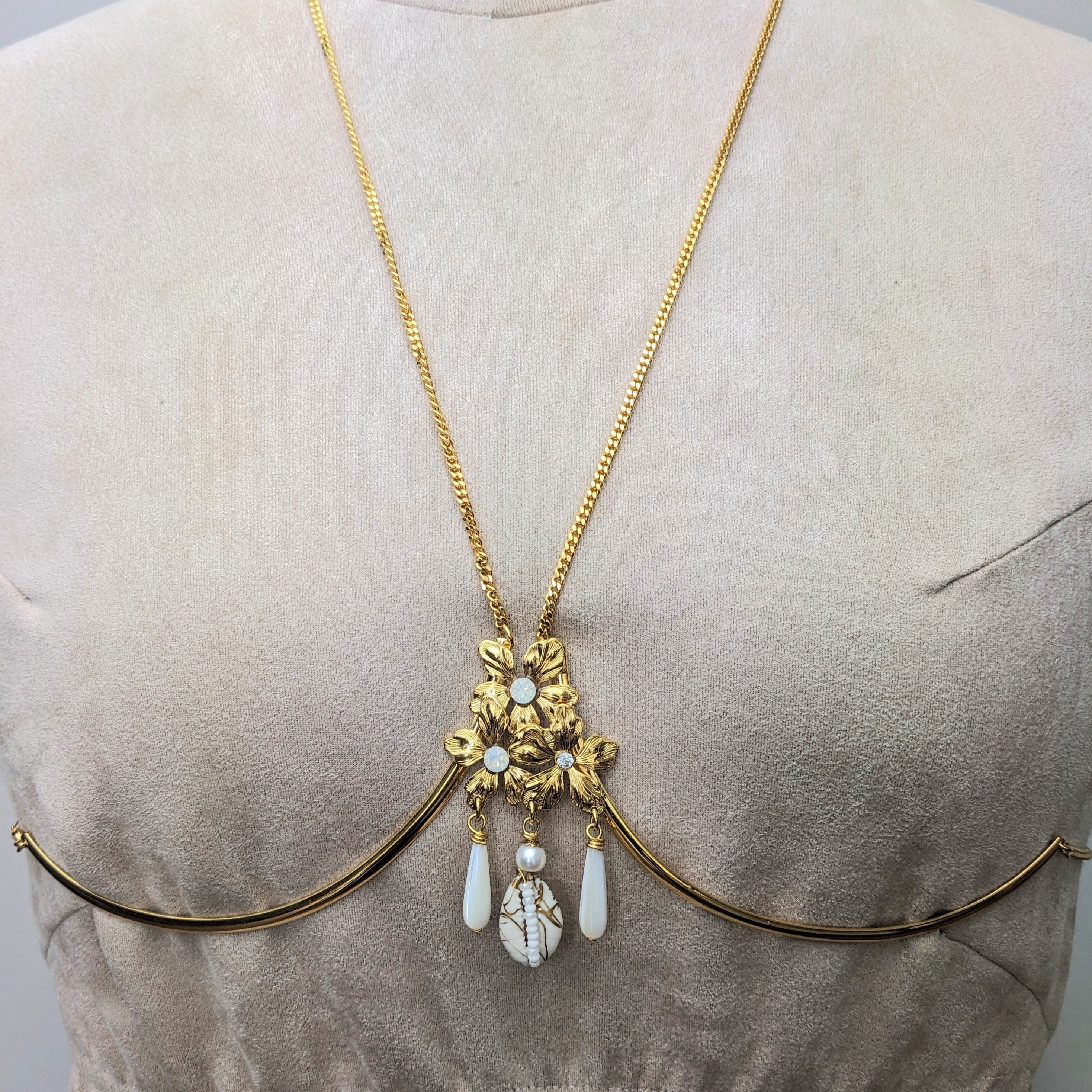 BEE - Gold plated Ear jacket - Filigry