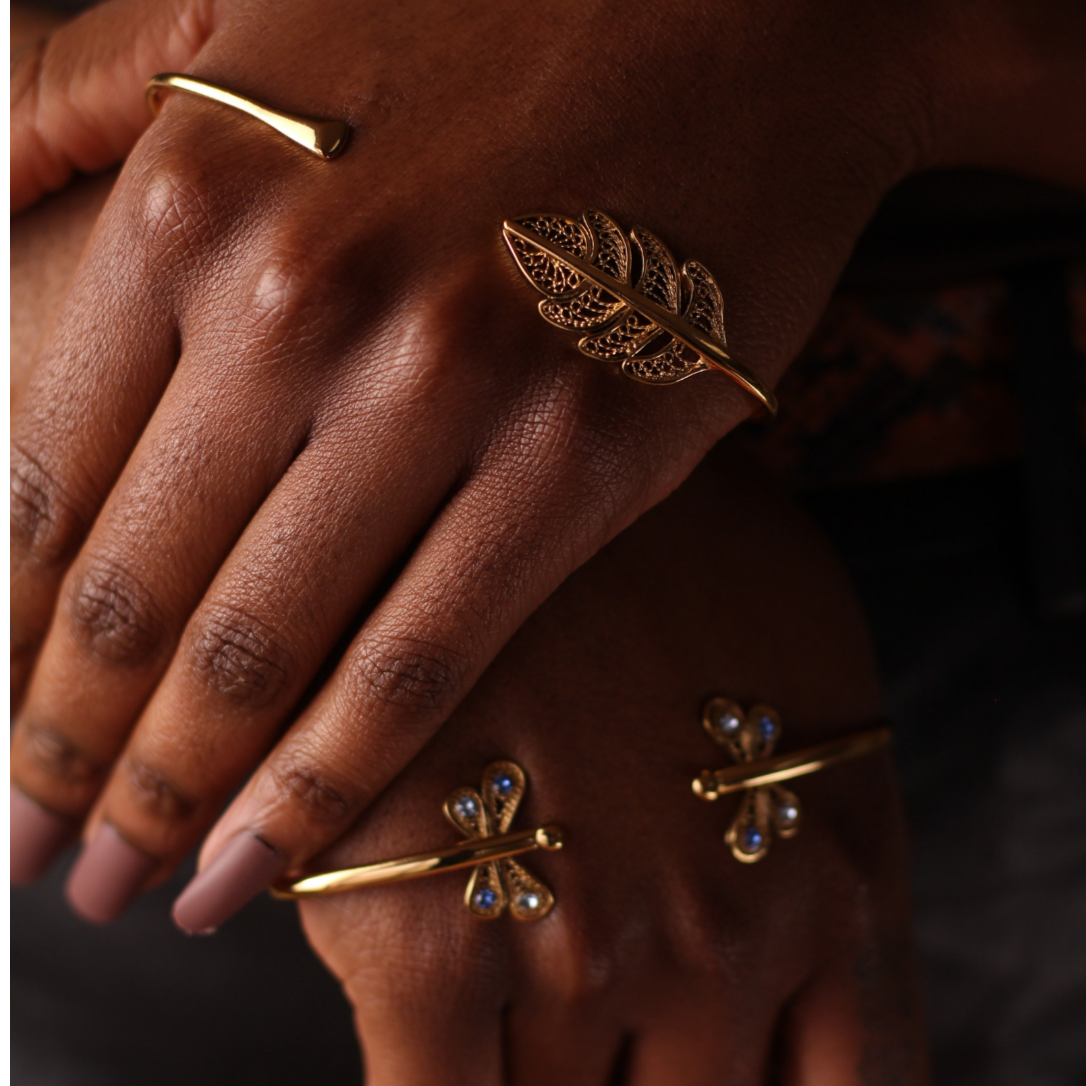 GESTU'ELLE - Filigry palm cuff