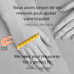 GESTU'ELLE - Filigry palm cuff