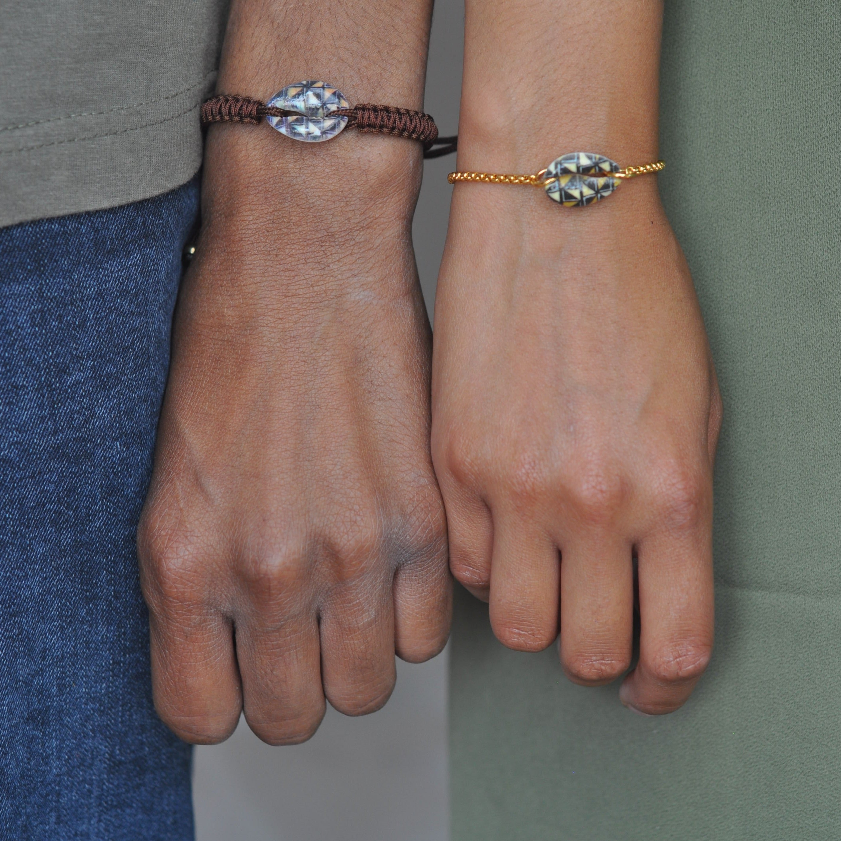 ABORIGINE - KoriWax cord bracelet - Man & woman