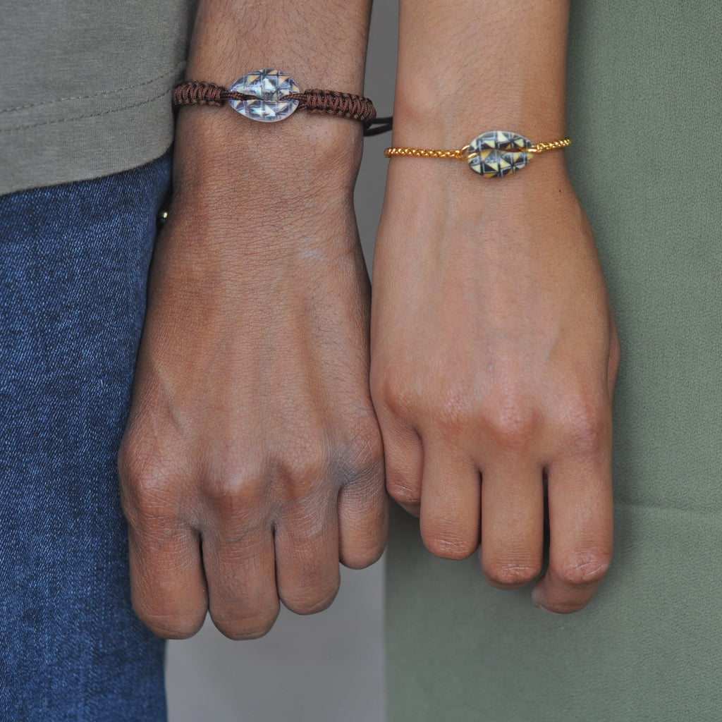 ABORIGINE - KoriWax cord bracelet - Man & woman