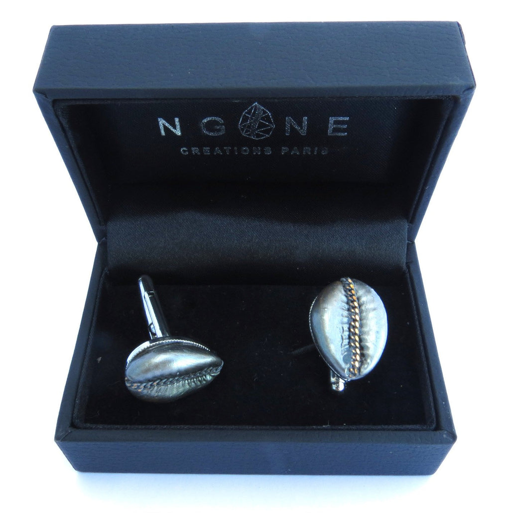 KAWREE - Shell cowrie Cufflinks