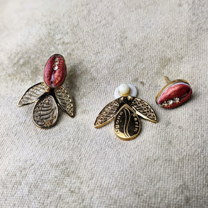BEE - Gold plated Ear jacket - Filigry