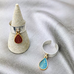 FEELIDROP - Bague argent 925 et filigrane dorée
