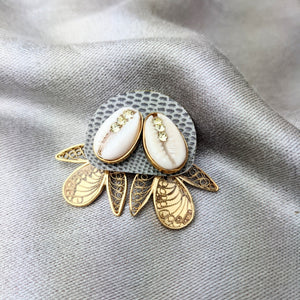 BEE - Gold plated Ear jacket - Filigry