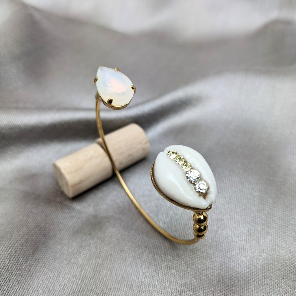 KORIDUO - Gold plated bracelet - Cowrie