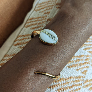 DIANN - Cowrie bracelet  - Gold plated